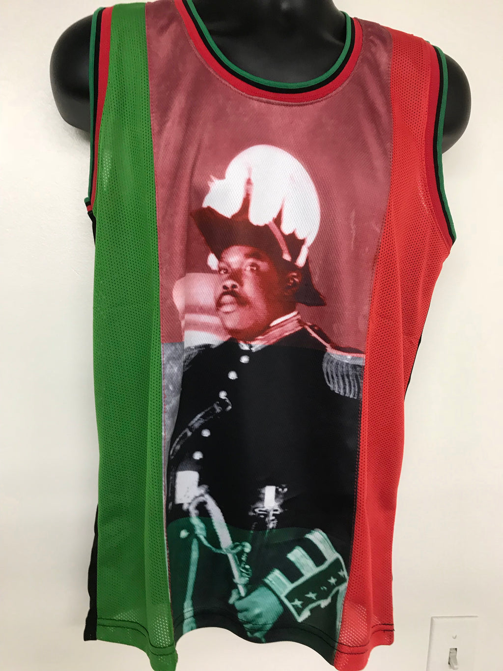 Marcus Garvey face tank top. (Wholesale)