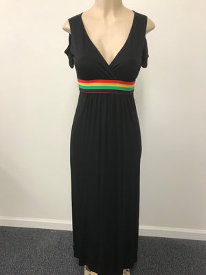 Black long moxie dress (Wholesale)